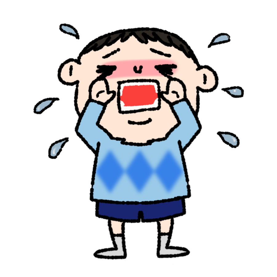 泣いている子供