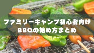 【BBQ始め方】ファミリーキャンプ初心者でも安心の方法をOTパパが解説 