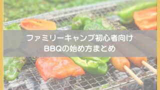 【失敗しないBBQの始め方】ファミリーキャンプ初心者でも安心の方法を作業療法士パパが解説 