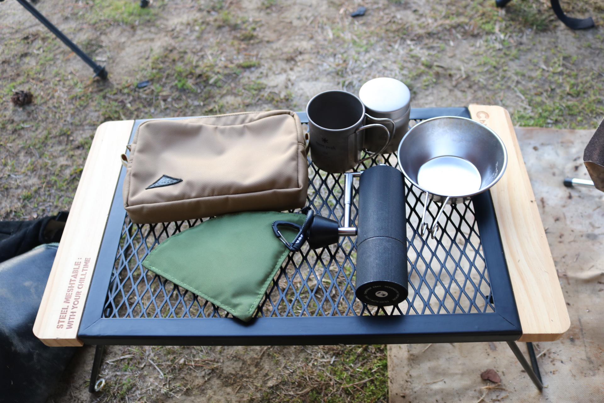 わが家のキャンプ用のコーヒーセット一覧