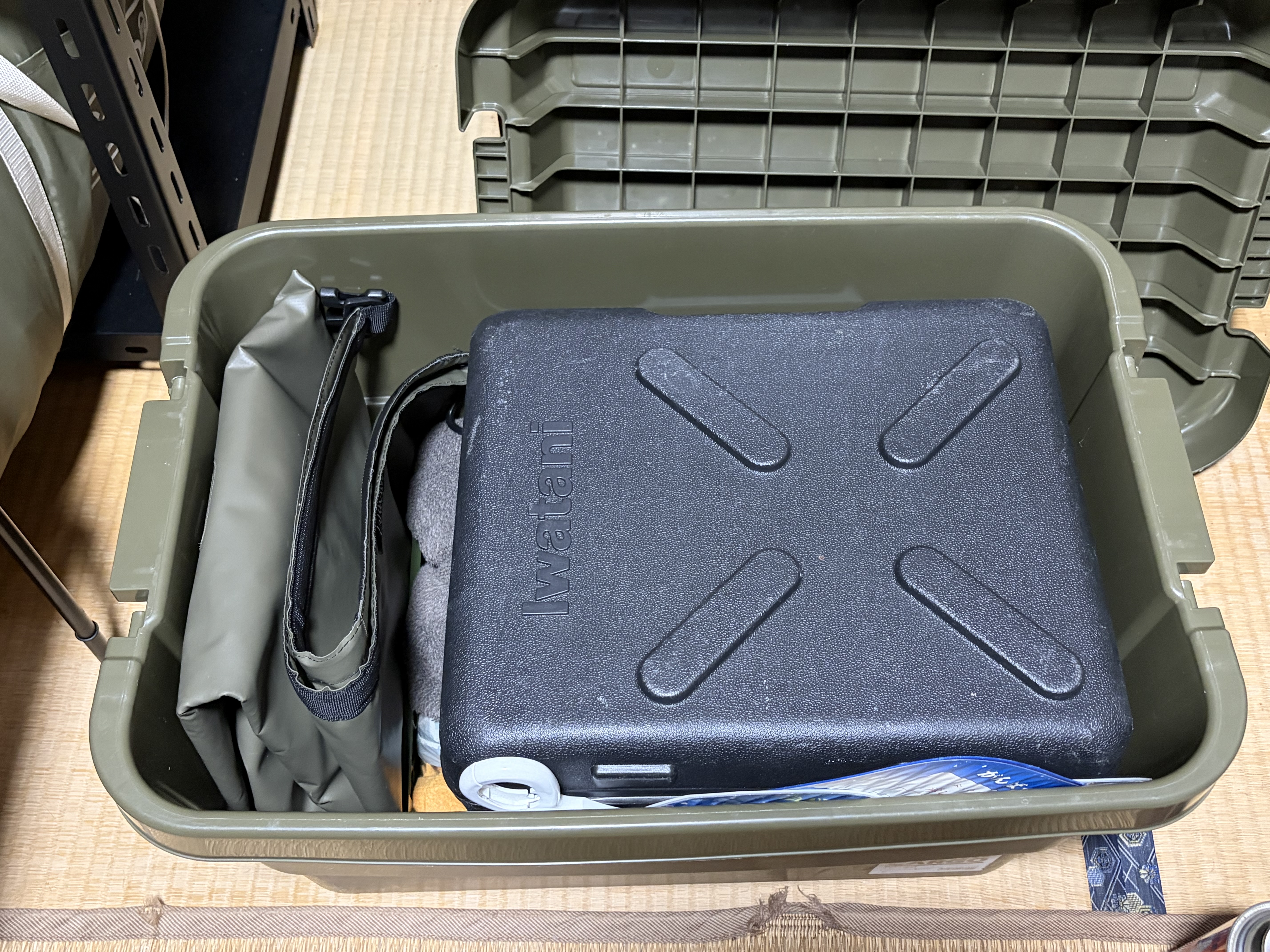 同じトランクカーゴにタフまるを入れた場合の写真