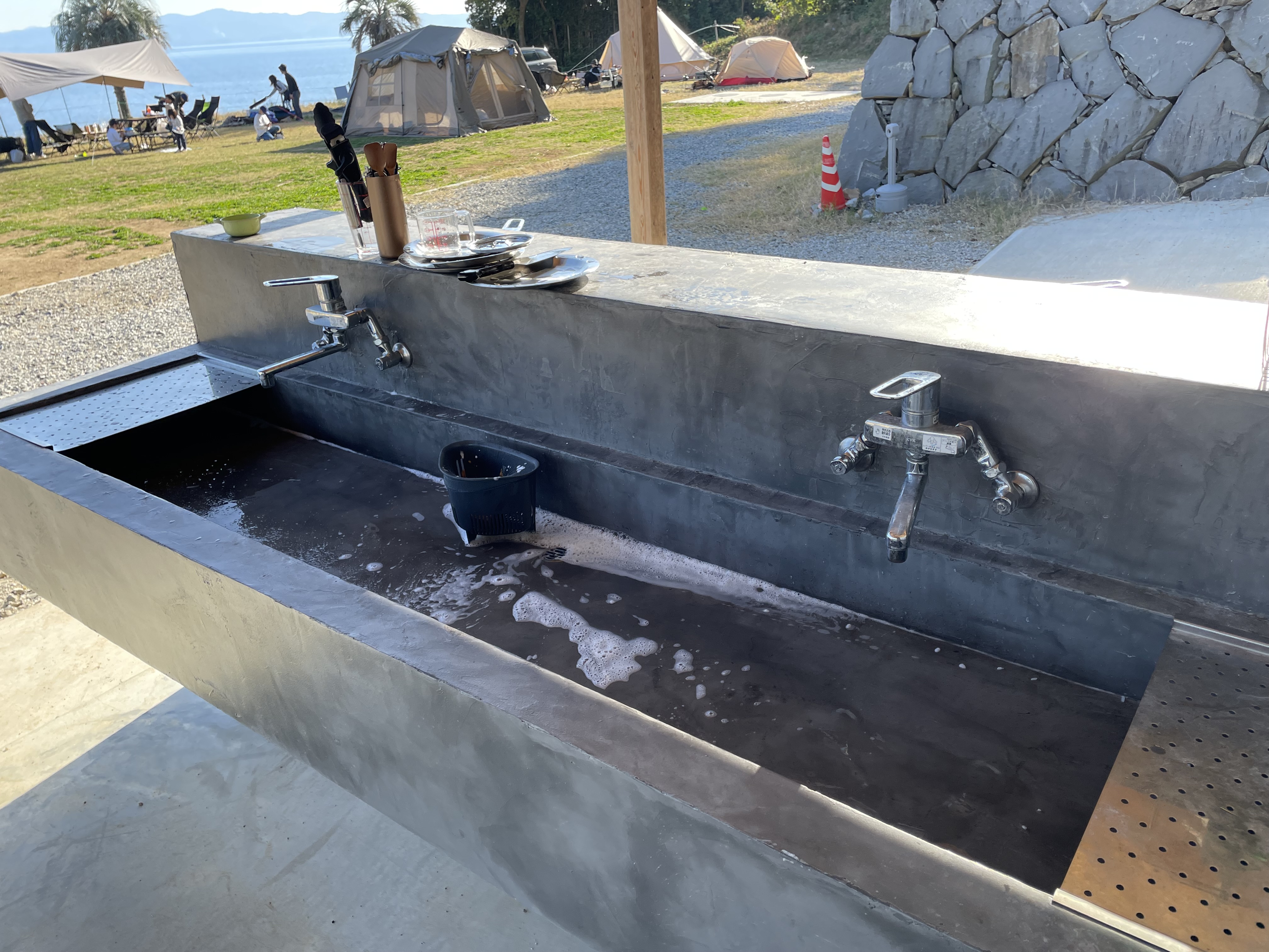 karaco-camp-villageのきれいな水回りの写真