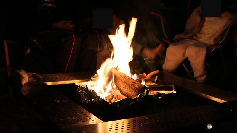 わが家の初めての焚き火