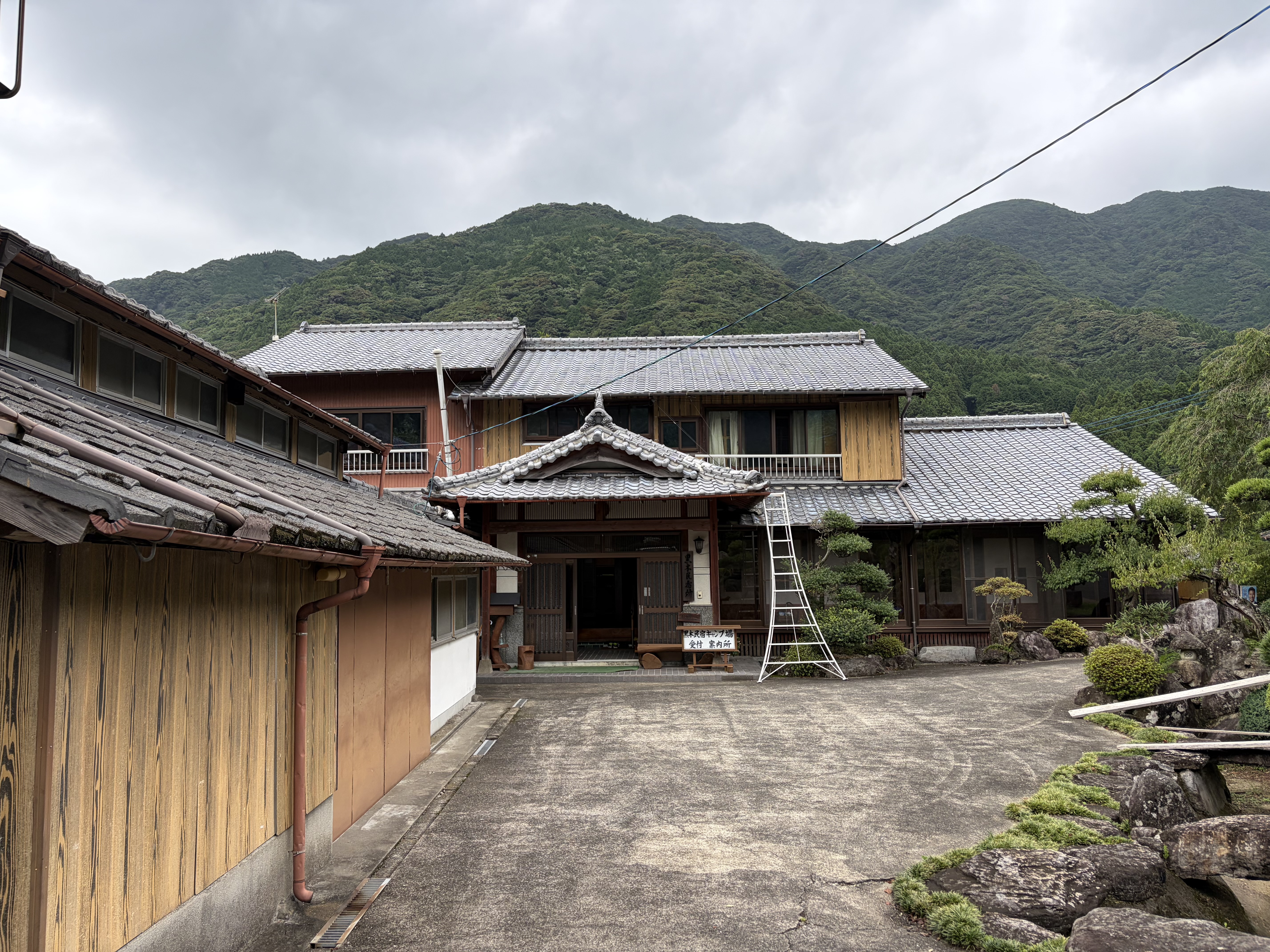 黒木民宿キャンプ場の管理棟