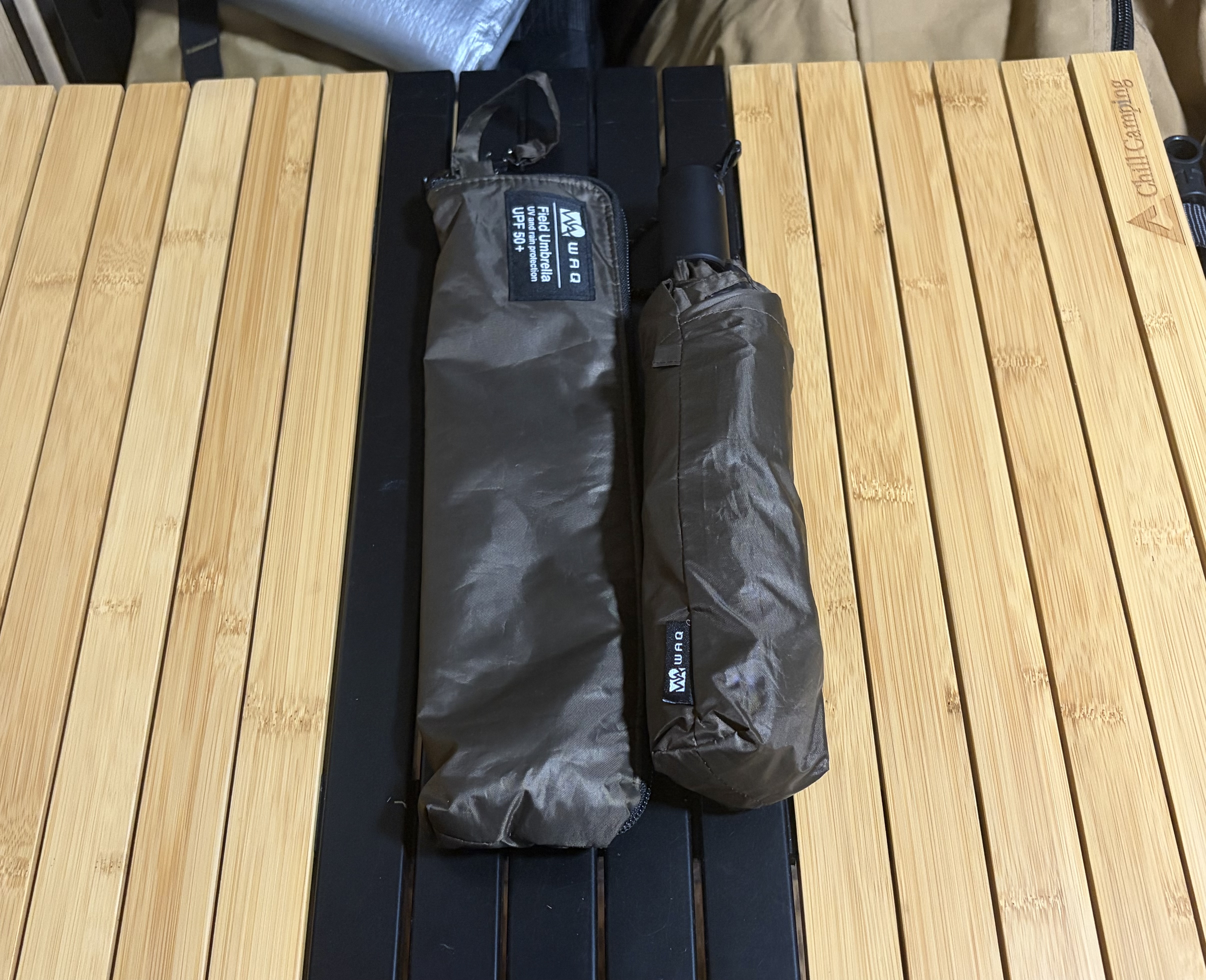 わが家で使っているWAQの日傘の商品写真